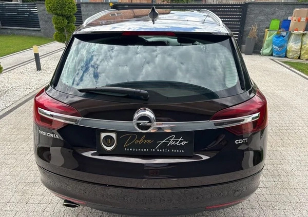 Opel Insignia cena 39900 przebieg: 176000, rok produkcji 2015 z Biskupiec małe 781